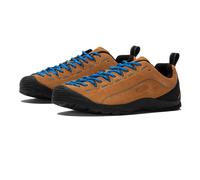 Keen Jasper Suede Textile Men's Low Top Trainers - Cathay Spice Orion Blue - Size:UK 8