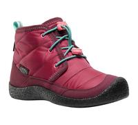KEEN Unisex-Child Howser 2 Quilted Mid Height Waterproof Comfy Durable Chukka Boots, Beaujolais/Pool Blue, 9
