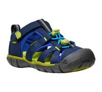 Keen Sandals Seacamp 2 CNX Closed-toe Unisex Child Naval Academy/Chartreuse UK 12