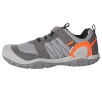 KEEN Knotch Peak Sneaker, Magnet/Safety Orange, 1 UK