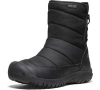 KEEN Puffrider Waterproof Snow Boots, Black/Steel Grey, 8 UK Child
