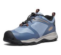 KEEN Wanduro Low Waterproof Hiking Shoe, Vintage Indigo/Scarlet Ibis, 10 UK Child