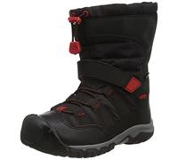 KEEN Little Kid's Winterport Neo DT Waterproof Snow Boot, Black/Red Carpet, 7 LK (Little Kid's) UK