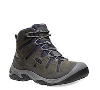 KEEN Men's Circadia Mid Waterproof Botas para senderismo, Steel Grey/Legion Blue, 12 UK
