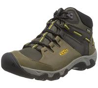 KEEN Men’s Steens Mid Height Waterproof Hiking Boot, Magnet/Sky Diver, 8 UK
