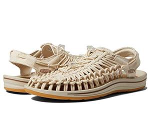 KEEN Men’s UN anvas Two Cord Sandals, Natural Canvas/Birch, 12 UK