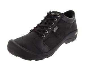 KEEN Men's Austin Low Height Leather Oxfords, Black, 13