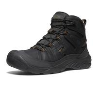 KEEN Men's Circadia Mid Height Comfortable Waterproof Hiking Boots, Black/Curry, 10
