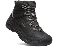 KEEN Men's Circadia Mid Polar Hiking Boots, Black/Steel Grey, 10.5 UK