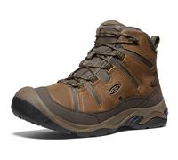 KEEN Men's Circadia Mid Waterproof Wide Hiking Boots, Bison/Brindle, 11 UK
