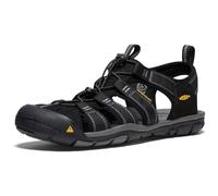KEEN Men's Clearwater CNX Lightweight Water Sandals, Black/Gargoyle, 10