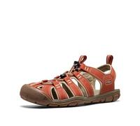 KEEN Men's Clearwater CNX Sandals, Burnt Brick/Safari, 7