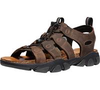 KEEN Men's Daytona 2 Open Toe Comfortable Casual Outdoor Sandals, Bison/Black, 9