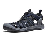 KEEN Men's Drift Creek H2 Closed Toe Water Sandals, Sky Captain/Magnet, 11
