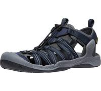 KEEN Men's Drift Creek H2 Closed Toe Water Sandals, Sky Captain/Magnet, 9.5