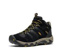 KEEN Men's Headout Mid Height Waterproof All Terrain Hiking Boots, Black Lemon Curry, 9.5 UK