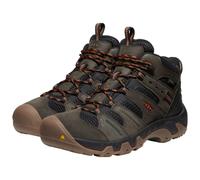 Keen Mens Headout Mid WP Hiking Boots (Black Olive/Fossil Orange) Size 7- 11