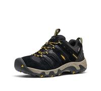 KEEN Men's Headout Waterproof Hiking Shoes, Black Lemon Curry, 6 UK