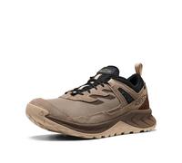 KEEN Men's Hightrail Low Height Durable Lightweight Breathable Leather Waterproof Hiking Shoes, Canteen/Black, 8.5