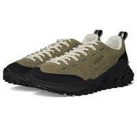 KEEN Men's Jasper Zionic Durable Tread Suede Climbing Approach Style Hiking Shoes, Dark Olive/Birch, 8.5 UK