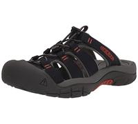 KEEN Men's Newport Closed Toe Slip On Sandals, Sky Captain/Bombay Brown, 8.5