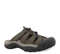 KEEN Men's Newport Closed Toe Slip on Slide Sandals, Canteen/Campsite, 11