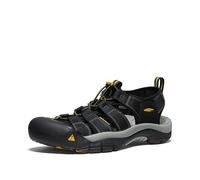 KEEN Men's Newport H2 Closed Toe Water Sandals, Black, 9.5