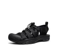 KEEN Men's Newport H2 Closed Toe Water Sandals, Triple Black, 8.5