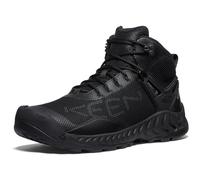 KEEN Men's NXIS Evo Mid Waterproof Hiking Boots, Triple Black, 6.5 UK