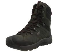 KEEN Men's Revel 4 High Polar Snow Boots, Magnet/Red Carpet, 7 UK