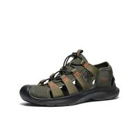 KEEN Men's Seanik H2 Durable Lightweight Comfortable Hybrid Water Sandals, Forest Night/Dark Olive, 14