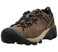 KEEN Men's Targhee 2 Low Height Waterproof Hiking Shoes, Bison/Brindle, 10 Wide