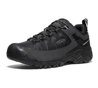 KEEN Men's Targhee 3 Low Height Waterproof Hiking Shoes, Triple Black, 7.5