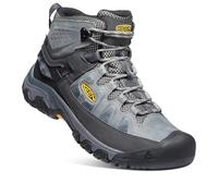 KEEN Men's Targhee 3 Mid Height Waterproof Hiking Boots, Drizzle/Keen Yellow, 6.5