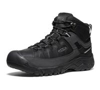KEEN Men's Targhee 3 Mid Height Waterproof Hiking Boots, Triple Black, 8