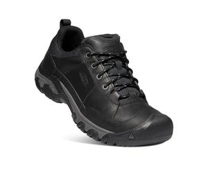 KEEN Men's Targhee 3 Oxford Casual Hiking Shoes, Black/Magnet, 15