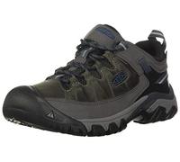 KEEN Men's Targhee 3 Waterproof Hiking Shoe, Steel Grey Captains Blue, 8 UK