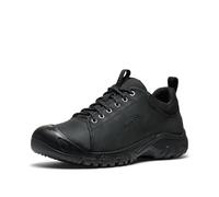 KEEN Men's Targhee 4 Casual Leather Comfortable Durable Oxfords, Black, 10.5 UK