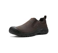KEEN Men's Targhee 4 Slip on Comfortable Casual Leather Shoes, Java/Black, 9 UK