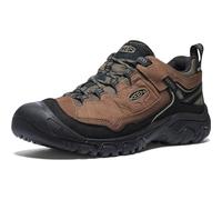 KEEN Men's Targhee 4 Low Height Durable Comfortable Waterproof Hiking Shoes, Bison/Black, 7 UK