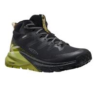 KEEN Mens Targhee Apex Mid Height Durable Lightweight Comfortable Waterproof, Black/Golden Cypress, 12