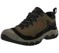KEEN Men's Targhee IV Mid WP Hiking Shoe, Dark Olive/Gold Flame, 8 Wide