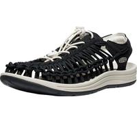 KEEN Mens Uneek Canvas Textile Synthetic Black Birch Sandals 8.5 UK
