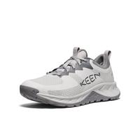 KEEN Men's Versacore Breathable Comfortable Waterproof Hiking Shoes, Silver Lining/Scarlet Ibis, 7