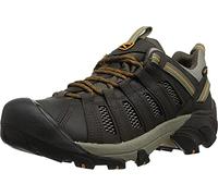 KEEN Men's Voyageur Hiking Shoes, Black Olive Inca Gold, 12 UK
