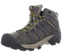 KEEN Men's Voyageur Mid Height Breathable Hiking Boot, Raven/Tawny Olive, 7 UK