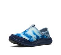 KEEN Men's Whyser Lightweight Comfortable Recycled Material Crushback Slip on Shoes, Pow Glacier Blue, 12 UK