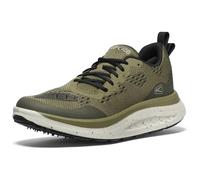 KEEN Men's WK400 Performance Breathable Walking Shoes, Martini Olive/Black, 14