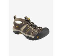 KEEN Men's Newport H2 Closed Toe Water Sandals, Raven/Aluminum, 9.5