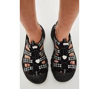 KEEN Newport Retro Sandals at Free People in Black/Gingham, Size: US 8 - female